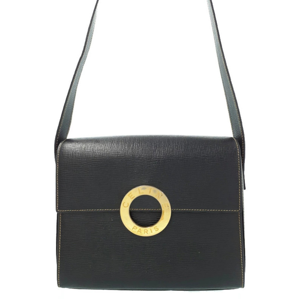 Celine Circle Logo Shoulder Bag